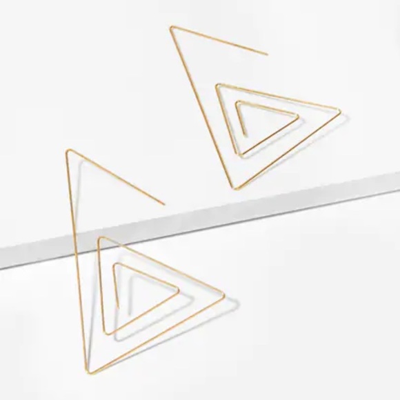 Jewelry - 🔴Dainty Gold Triangle Layered Drop Jewelry Earrin